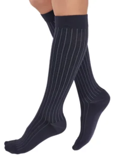 JEBA Men’s Business Trouser Knee-High Compression Socks — Moderate 20-30 mmHg (Small)