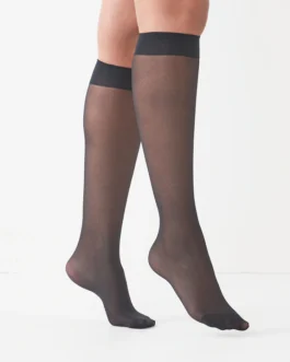 JEBA Women’s Business Trouser Knee-High Compression Socks — Moderate 20-30 mmHg (X-Large)