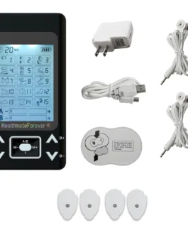 PRO15AB Black TENS & EMS Electronic Pulse Massager by Healthmate Forever