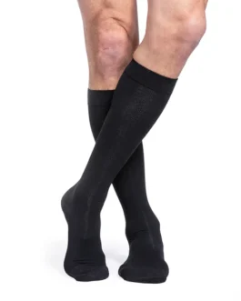 Therafirm 20-30 mmHg Men’s Black Knee High Compression Stockings — Medium