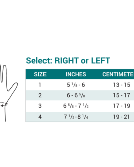 Custom Fitted Push Med Wrist Brace w/ Rigid Material (LEFT) (210212)